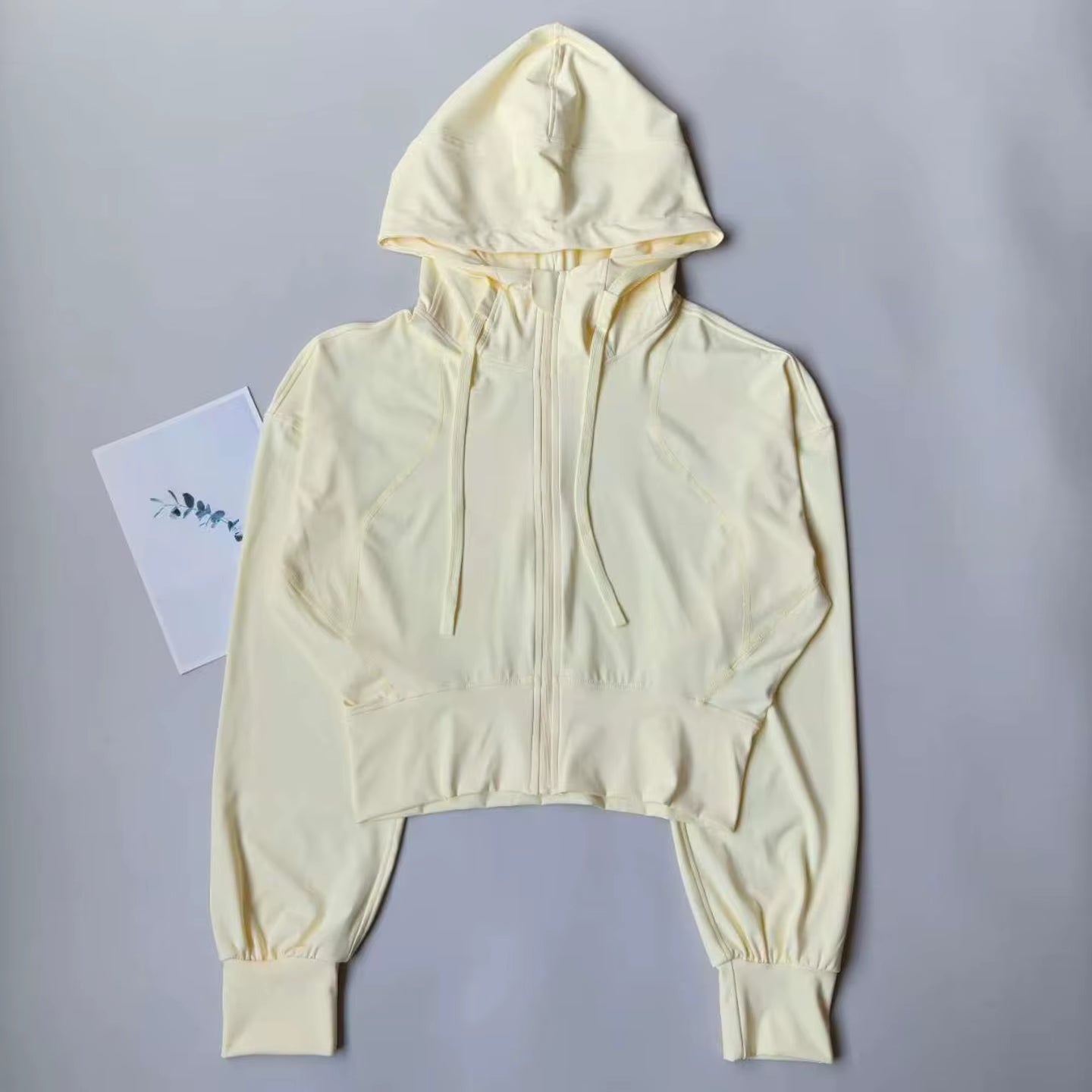 Women'S Fitness Coat Hooded Cardigan Tight Quick-Dry Sports Jacket Running Training Shirt Yoga Clothes Long Sleeve Sport Jacke